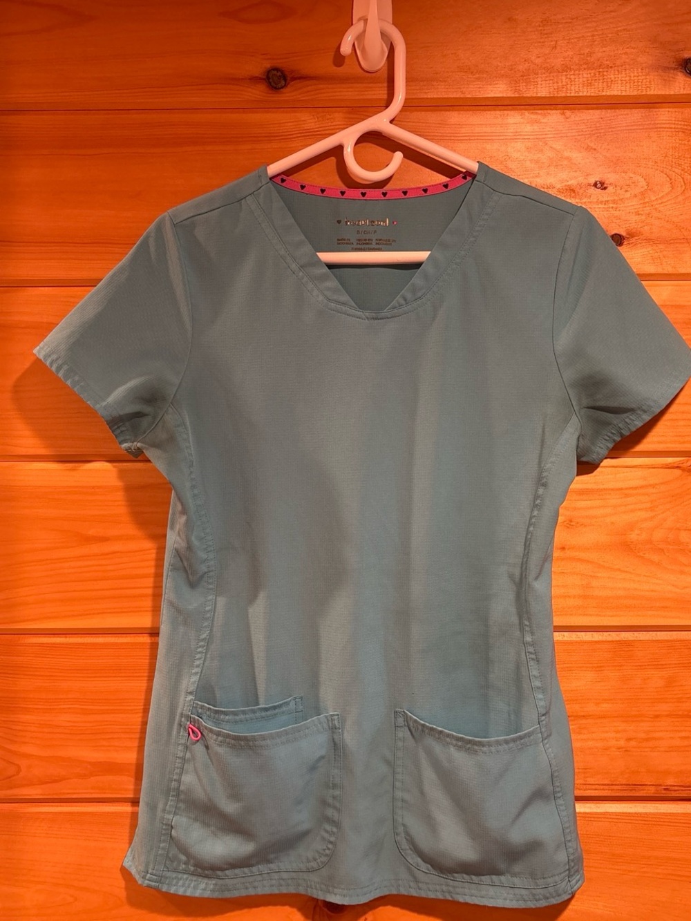 Women's Heartsoul Scrub Top with Front Pockets